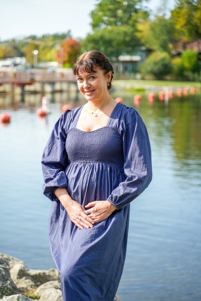 Halyna Pastushuk - Blue Dress